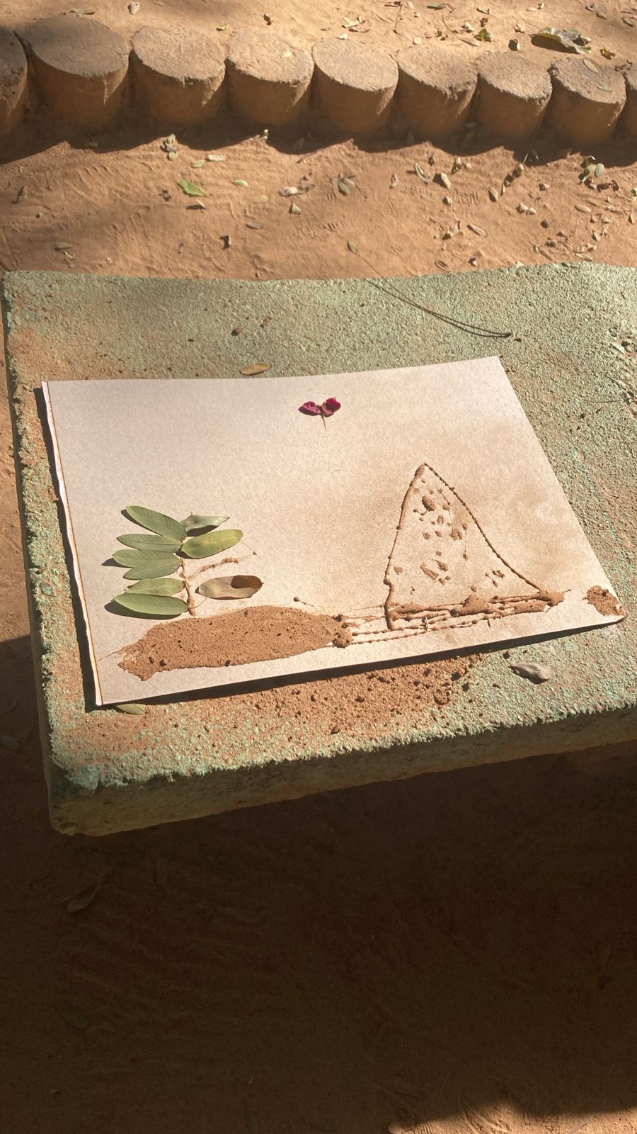 Criação de Quadros com Elementos da Natureza no Projeto Férias